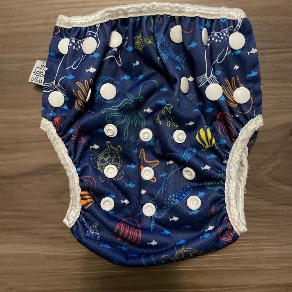 Beau & Belle Nautical Adventure Kids Swim Diaper Cover